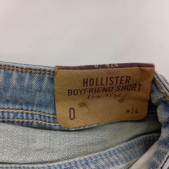 2/$30 Women's Light Blue Wash Denim Shorts Low Rise Booty Shorts Grunge (#1,369) - Picture 3 of 7